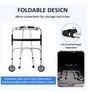 Walking Frame with Wheels & Seat,  Like New (1 Month Use) Image 5