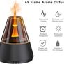 Flame Aroma Diffuser 150ml  Essential Oil Humidifier with Simulated Flame & Color Changing Ambient Light, 2H/4H/6H Timer, Auto Shut-Off, Ultrasonic Cool Mist for Home, Bedroom, Office Image 4