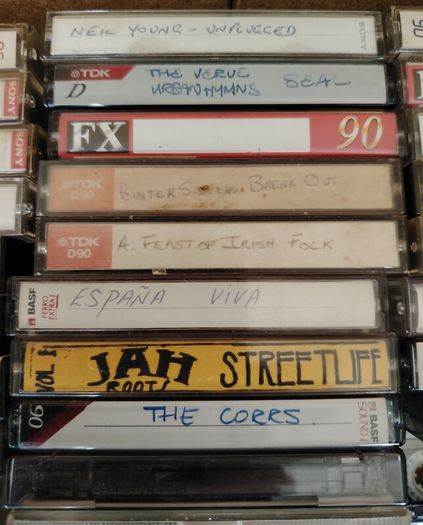 27+ Vintage Cassette Albums, recorded 70's, 80's, 90's