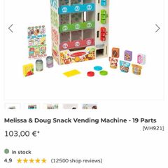 Melissa & Doug Vending machine