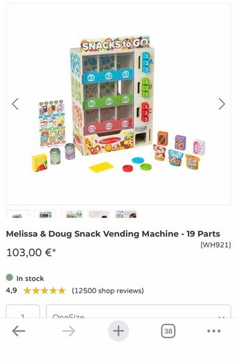 Melissa & Doug Vending machine