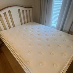 Double bed & mattress