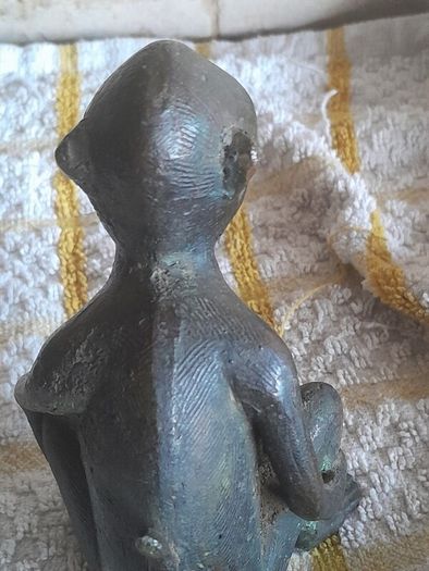 old bronze monkey