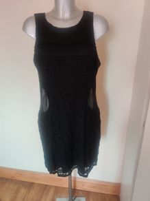 Black lace Atmosphere dress size UK18 EU46 Postage included