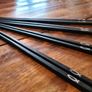 wooden chopsticks with metal fish embedded Image 5