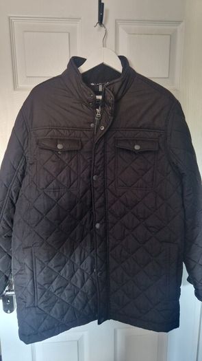 Maine New England Quilted Jacket  Black  Size XL