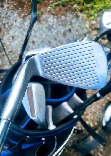 Set of golf clubs