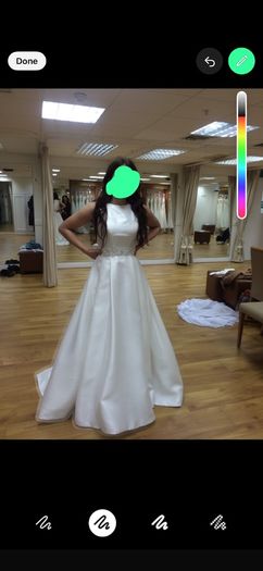 wedding dress never worn