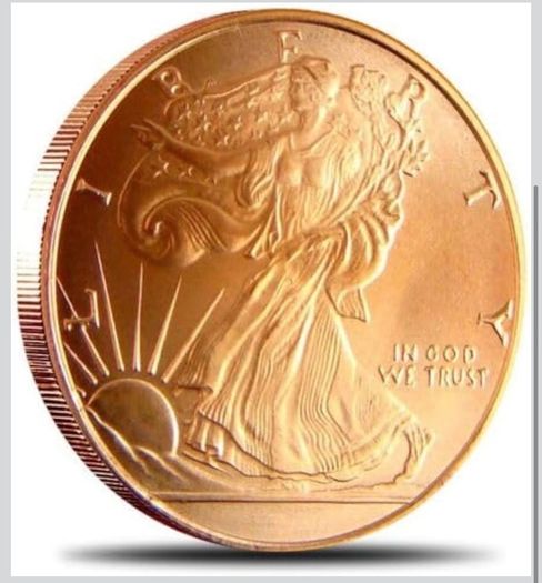 Uniques Walking Liberty 1 oz .999 Copper Rounds, 20 Pack Coin Tube