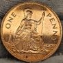 Great Britain 1960 Proof Penny Queen Elizabeth Image 4