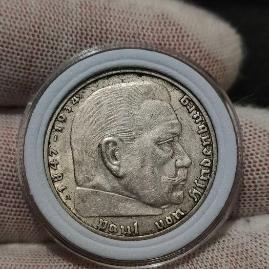2 Reichsmark 1938 A Berlin WW2 Silver Coin third Reich