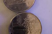 Italian lira coins 1978 and 1979