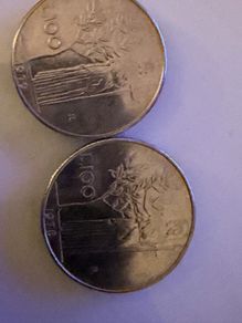 Italian lira coins 1978 and 1979