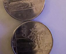 Italian lira coins 1978 and 1979
