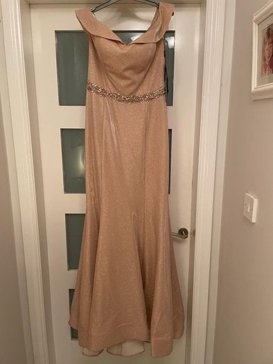 Rosie Closet Rose Gold Debs/Occasion dress Reduced