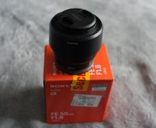 Sony FE 50mm f/1.8 Full Frame Lens. Like New, 140euro