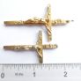 Collection of five religious crucifix and cross pendants Image 9