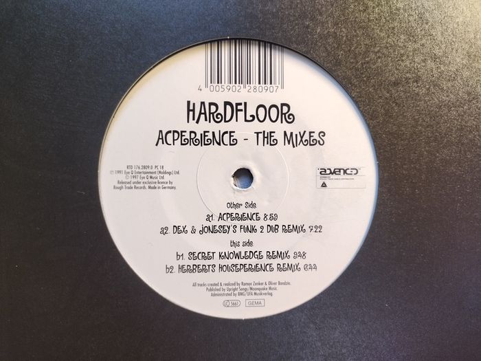 Hardfloor - Acperience - Advanced Records - GERMAN Pressing / Rough Trade - Hardfloor CLASSIC!