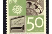 2009 Ireland Europa Stamp The 50th Anniversary of CEPT Commemorative Stamp Mint Never Hinged (MNH)