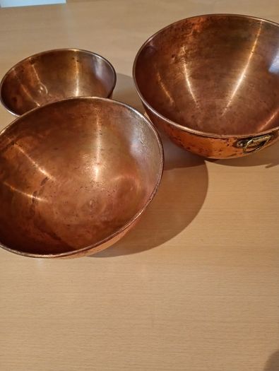 Copper bowls
