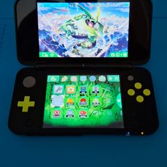 Nintendo New 2DS XL Black and Lime Green