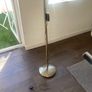 Gold Floor Lamp with Uplighter and Flex Downlighter Image 4