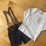 NameIT baby boy shorts, braces t-shirt 92cm 1.5-2 years NEW Image 4