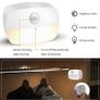 LED Motion Sensor Night Light, [4 Pack] Stick-On Night Light by Battery Powered, Stair Sensor Lights Indoors, Auto/ON/Off Light for Toilet, Hallway, Closet, Kitchen, Children's Room, Warm White light (FREE POSTAGE) Image 5