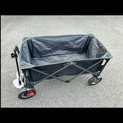 Foldable camping cart