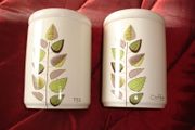 Unused Price and Kensington  Tranquility Green  Tea/Coffee Ceramic  Jars.