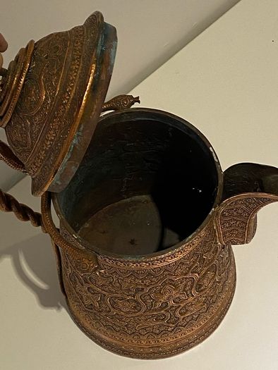 Stunning Vintage Copper Coffee Pot