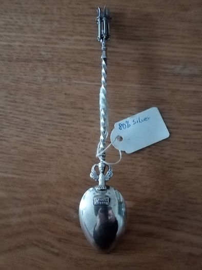Antique silver spoons