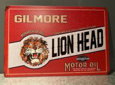 Gilmore Tin metal sign