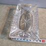 Vintage Recangl Bohmien Crystal Ashtray. Image 2