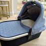 Uppababy bassinet with sheets and raincover Image 4