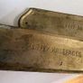 Vintage brass push plates (2) Image 3