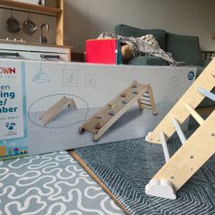 Little Town Wooden Folding Slide