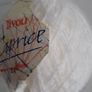 New white knitting or crocheting wool Image 4