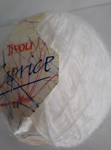 New white knitting or crocheting wool