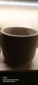 large cement pot