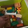 building blocks/ dinosaurs and random assortment/ storage box Image 9