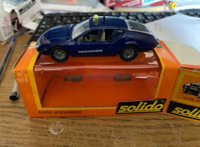 Solido Renault Alpine police