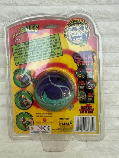 Madballs Blech Beard Sick Series 2 Mad Balls Damaged Box Please see photos