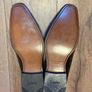 Design Loake Powers Good Year Welted Mens Black Leather Derby shoes UK 11 (NEW) Image 4