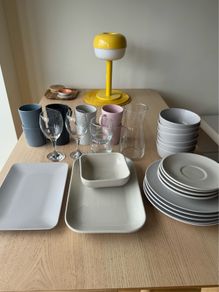 Collection of Delph and kitchenware