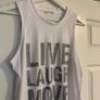 Goodmove White Live Laugh Move Sports Top Image 4