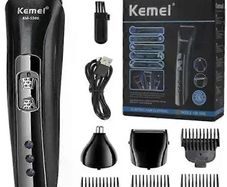 Kemei KM-1506 Multifunctional USB Hair Clipper Rechargeable Electric Hair Clipper Electric Shaver Head Beard Shaver Hair Clipper