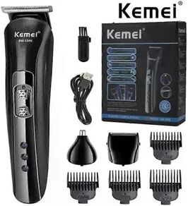 Kemei KM-1506 Multifunctional USB Hair Clipper Rechargeable Electric Hair Clipper Electric Shaver Head Beard Shaver Hair Clipper