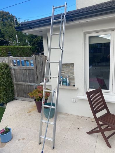 Aluminium pull down attic / loft ladder