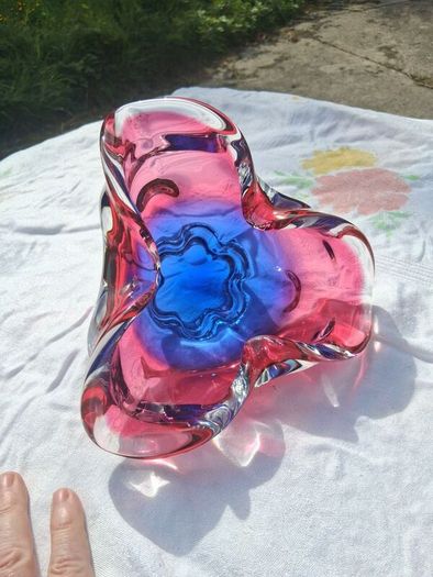 Joseph Hospodka Mid Century Glass Bowl